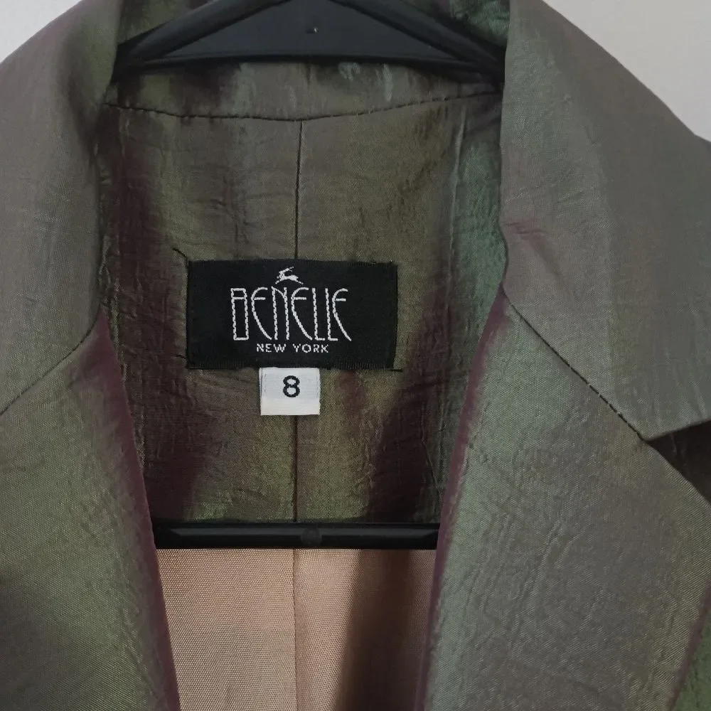 VINTAGE Benelle Button Down Dress/ Vest - Picture 10 of 12